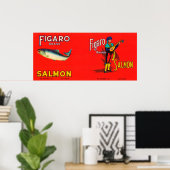 Marke Figaro Lachs Poster (Heimbüro)