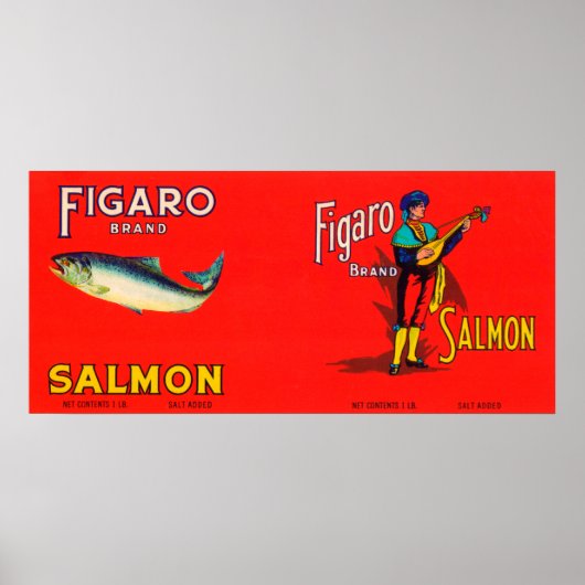 Marke Figaro Lachs Poster (Vorne)