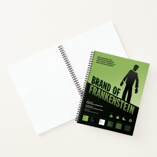 Marke Frankenstein - Vintages Filmplakat - Notizblock (Innenseite)