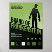 Marke Frankenstein - Vintages Filmplakat Poster (Vorne)