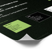 Marke Frankenstein - Vintages Filmplakat Poster (Ecke)