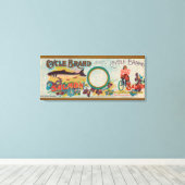 Marke für Lachs Leinwanddruck (Insitu (Holzboden))