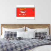 Marke für Lachs Leinwanddruck (Insitu (Schlafzimmer))