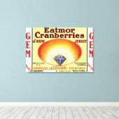 Marke Gem Eatmor Cranberries Leinwanddruck (Insitu (Holzboden))