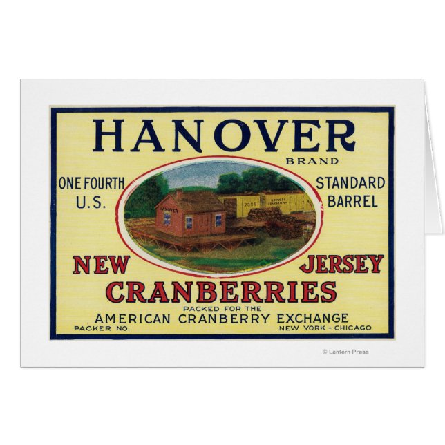 Marke Hannover Cranberry Label (Vorderseite (Horizontal))