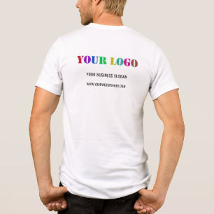 Marke Ihr Firmenlogo Benutzerdefinierter Text Gesc Tri-Blend Shirt