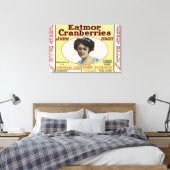 Marke Jersey Belle Eatmor Cranberries Leinwanddruck (Insitu (Schlafzimmer))
