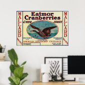 Marke Mallard Eatmor Cranberries Poster (Heimbüro)