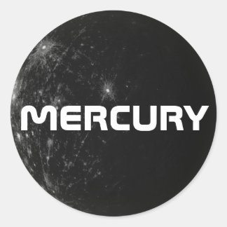 Marke Mercury Runder Aufkleber