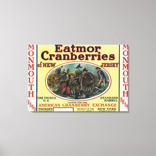 Marke Monmouth Eatmor Cranberries Leinwanddruck (Vorderseite)