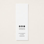 Marke "ökologisch Kraft" Kleiderhang-Tag (Rückseite)