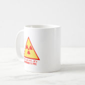 Marke radioaktiv kaffeetasse (Vorderseite Links)