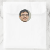 Marke Runder Aufkleber (Tasche)