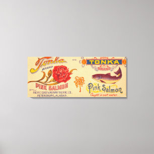 Marke Tonka Lachs Leinwanddruck