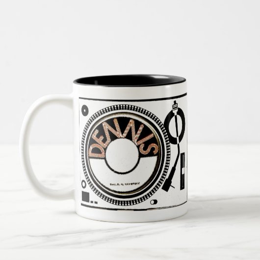 Marke TST /DENNIS Zweifarbige Tasse (Links)