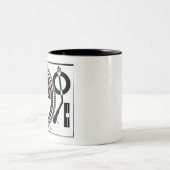 Marke TST /DENNIS Zweifarbige Tasse (Mittel)