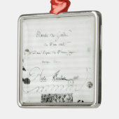 Marken-DES Gardes du Franc Comte' Silbernes Ornament (Links)