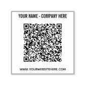 Marken-Design-Beispiel für QR-Code-Stempel Permastempel (Design)