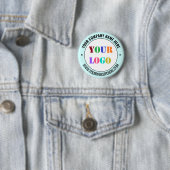 Marken-Geschäftslogo Werbe-Button Beispiel Button (Beispiel)