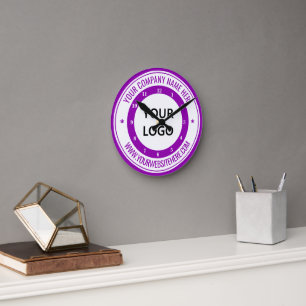 Marken-Logo Werbeuhr Designen Sie Ihr eigenes Runde Wanduhr