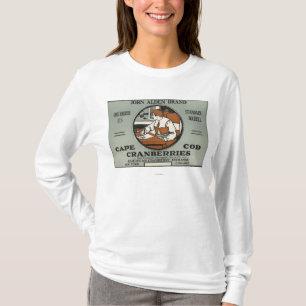 Marken-Moosbeeraufkleber Cape Cods John Alden T-Shirt
