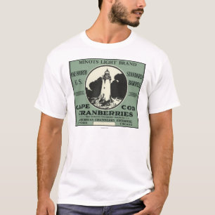 Marken-Moosbeeraufkleber Cape Cods Minots heller T-Shirt