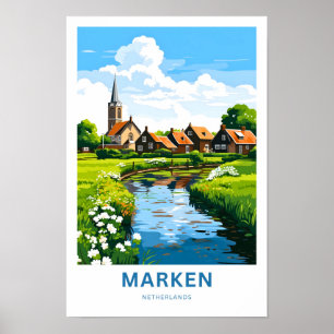 Marken Netherlands Travel Print Poster