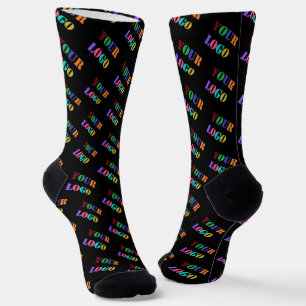 Marken-Promotion-Unternehmens-Logo-Socken-Vorlage Socken