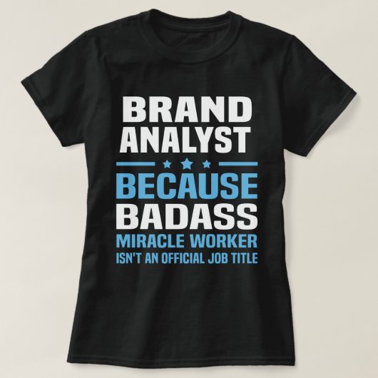 Markenanalyst T-Shirt (Design vorne)