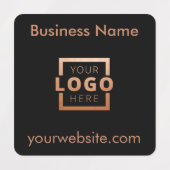 Markenbekleidung für kundenspezifische Firmenlogos Etiketten (Design 1)