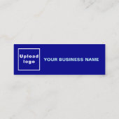 Markenbezeichnung auf Blue Card in Mini-Größe Mini Visitenkarte (Rückseite)