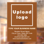 Markenbezeichnung auf Braunglasklammer Fensteraufkleber (Blatt 2)