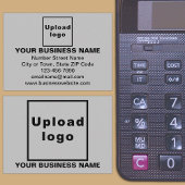 Markenbezeichnung auf der Graue Rechteck-Einschlie Begleitkarte