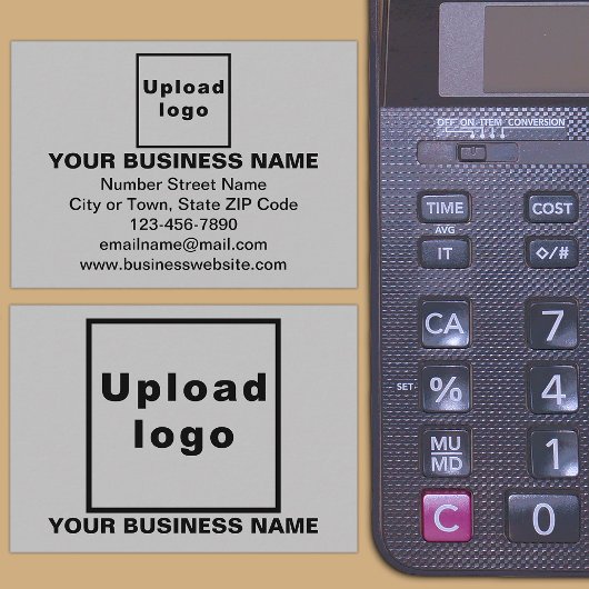 Markenbezeichnung auf der Graue Rechteck-Einschlie Begleitkarte