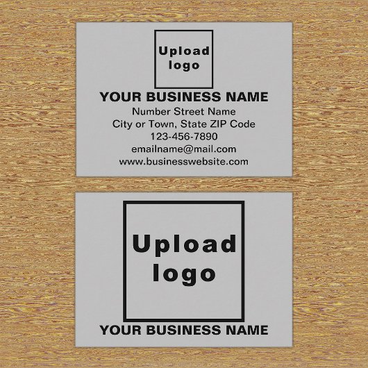 Markenbezeichnung auf der Graue Rechteck-Einschlie Begleitkarte