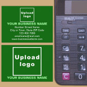 Markenbezeichnung auf der Green Rectangle Enclosur Begleitkarte