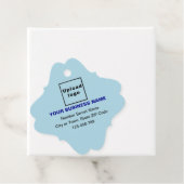 Markenbezeichnung auf der hellblauen Extravagant-P Geschenkanhänger (Beispiel)