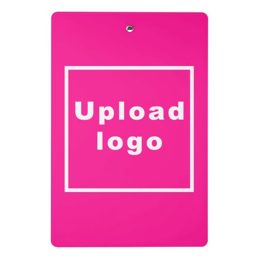 Markenbezeichnung auf der rosa Mini-Zwischenablage Mini Klemmbrett (Rückseite)