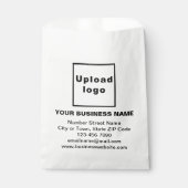 Markenbezeichnung auf der White Paper-Verpackung Geschenktütchen (Vorderseite)