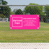 Markenbezeichnung auf Small Pink Banner (Insitu)