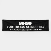 Markenbezeichnung "Black Business Logos Company Ou Banner (Horizontal)