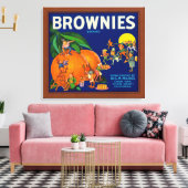 Markenbezeichnung "Brownies Citrus Crate" Leinwanddruck (Insitu (Wohnzimmer))