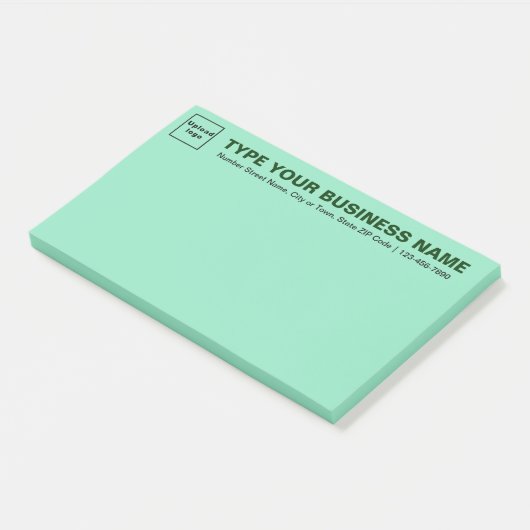 Markenbezeichnung für Aquamarine grüne Großunterne Post-it Klebezettel (angewinkelt)