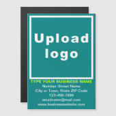 Markenbezeichnung für Aquamarine grüne Magnetkarte (Vorne/Hinten)