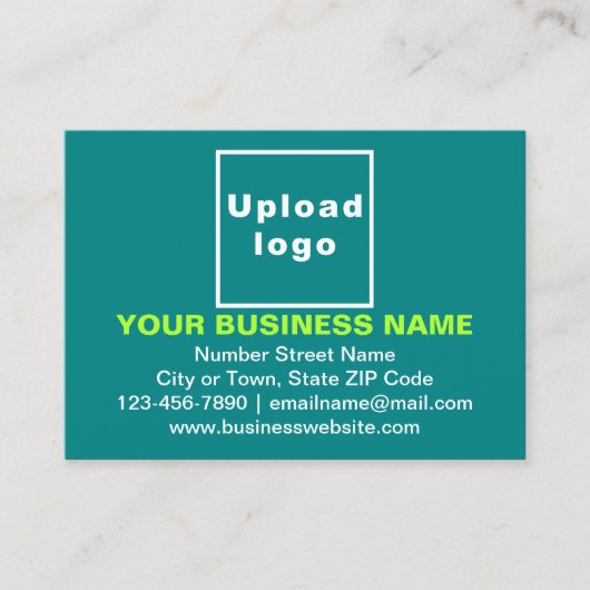 Markenbezeichnung für Aquamarine grüne Rufkarte Telefonnummerkarte (Vorderseite)