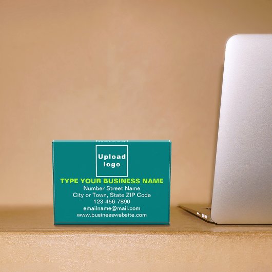 Markenbezeichnung für Aquamarines grünes Rechteck- Fotoblock