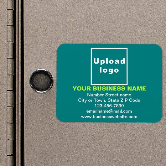 Markenbezeichnung für Aquamarines grünes Rechteck  Magnet