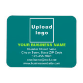 Markenbezeichnung für Aquamarines grünes Rechteck Magnet (Horizontal)