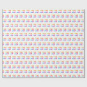 Markenbezeichnung für benutzerdefiniertes Farbwerb Geschenkpapier (Flach)