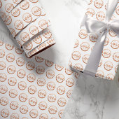 Markenbezeichnung für benutzerdefiniertes Farbwerb Geschenkpapier